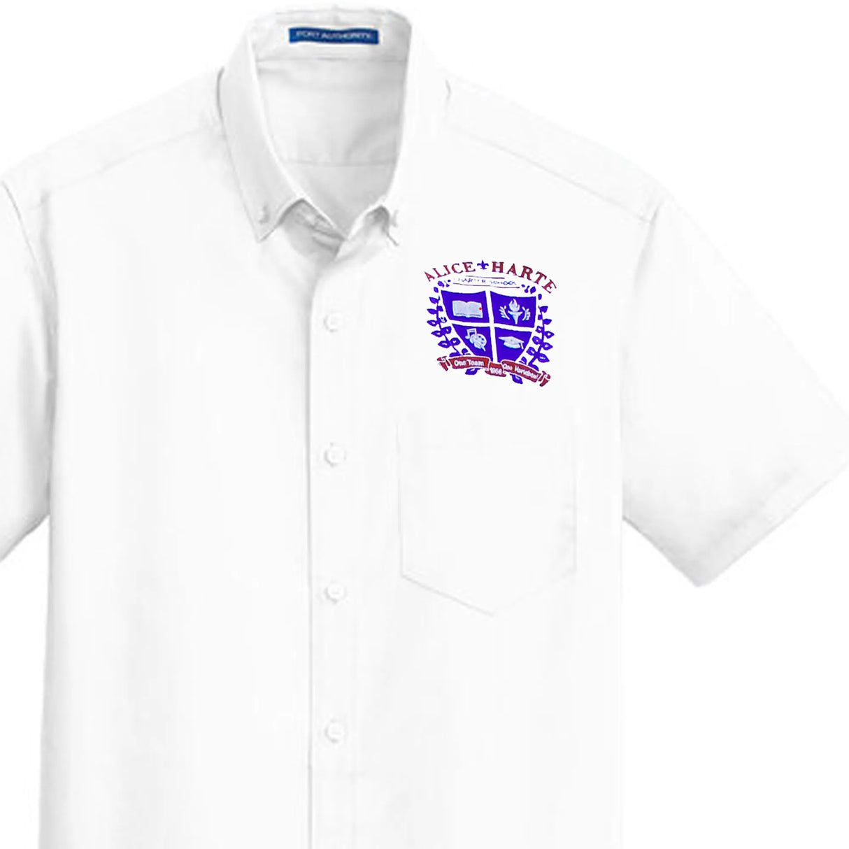 Alice Harte 3rd-8th Grade White Oxford Shirt