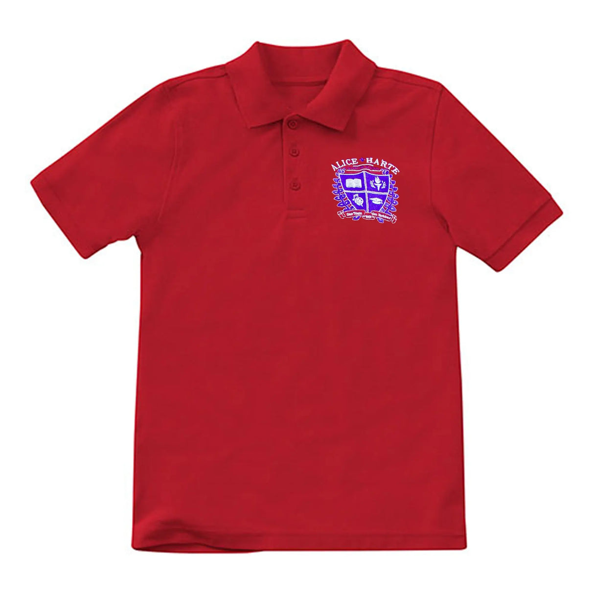 Alice Harte PreK-2nd Grade Red Polo