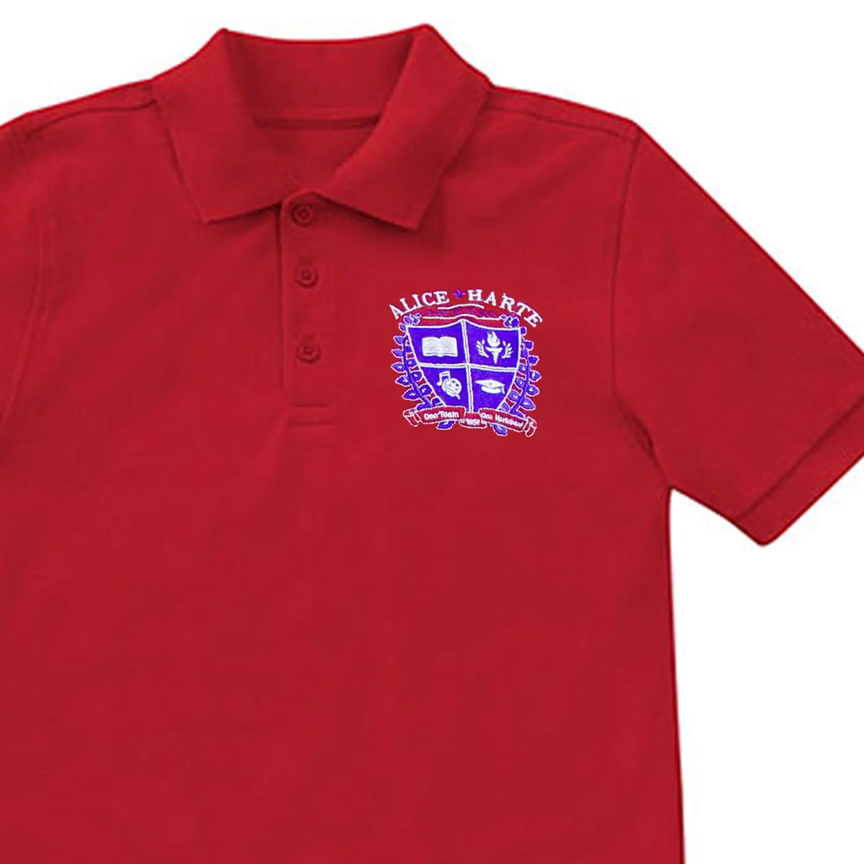 Alice Harte PreK-2nd Grade Red Polo