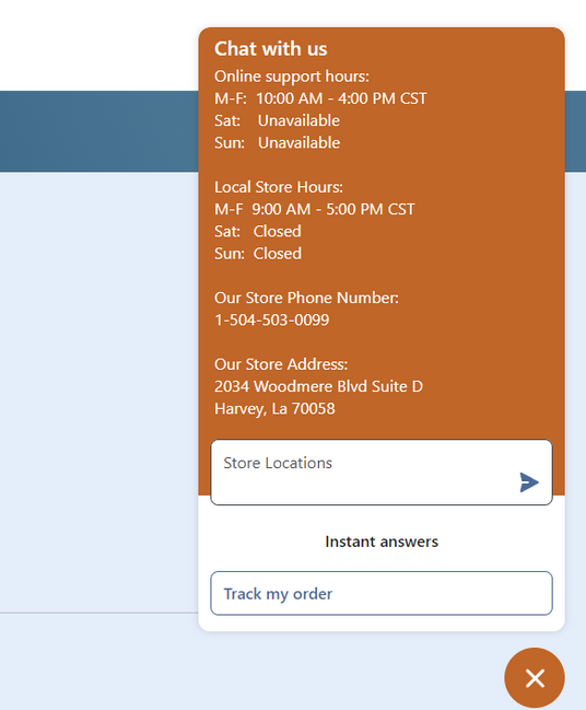 Online Chat Logo Express Uniforms