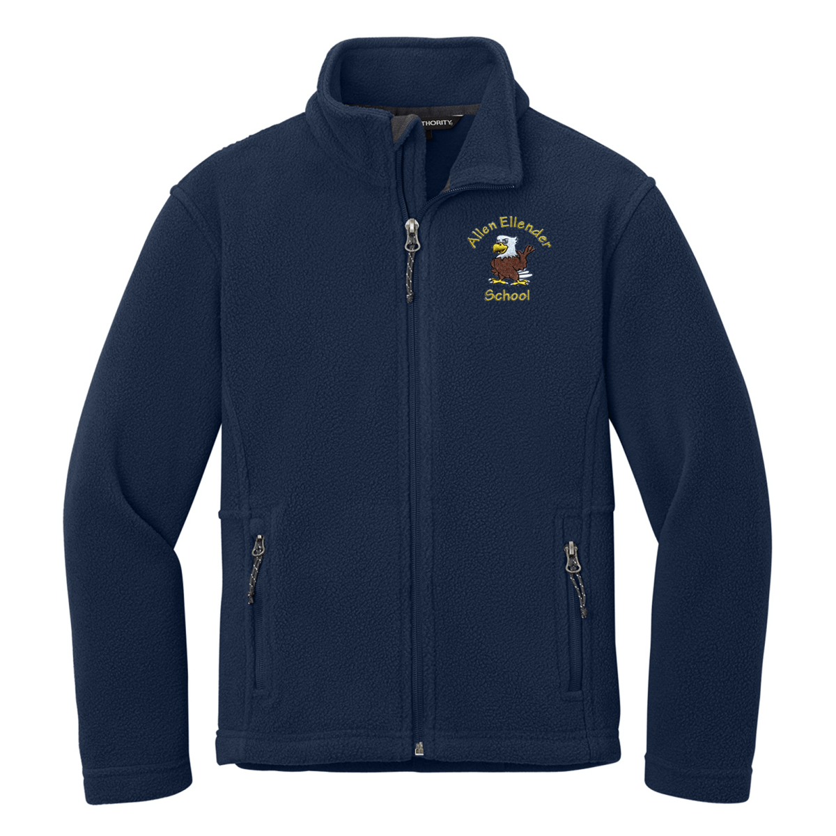Allen Ellender Navy Fleece Jacket - Logo Express Uniforms - School Uniforms