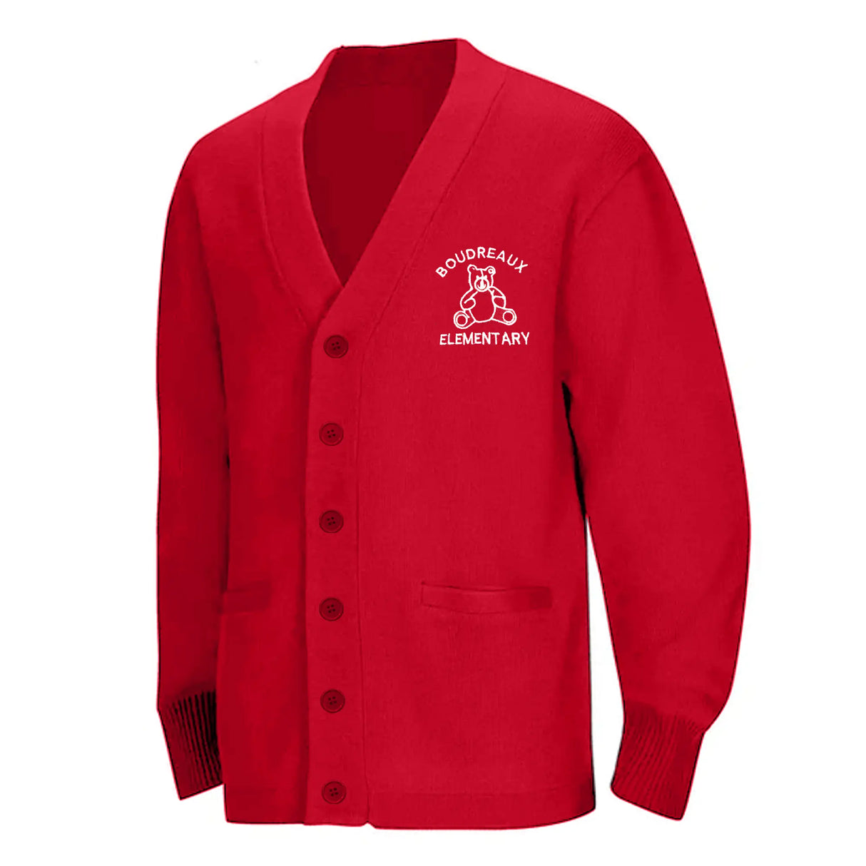 Boudreaux Red Cardigan