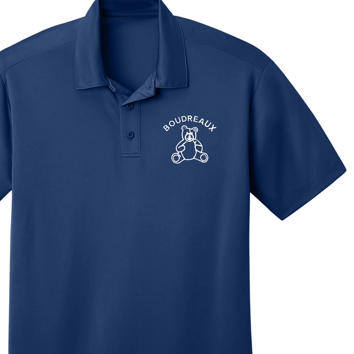Boudreaux 6th-8th Grade Royal Polo