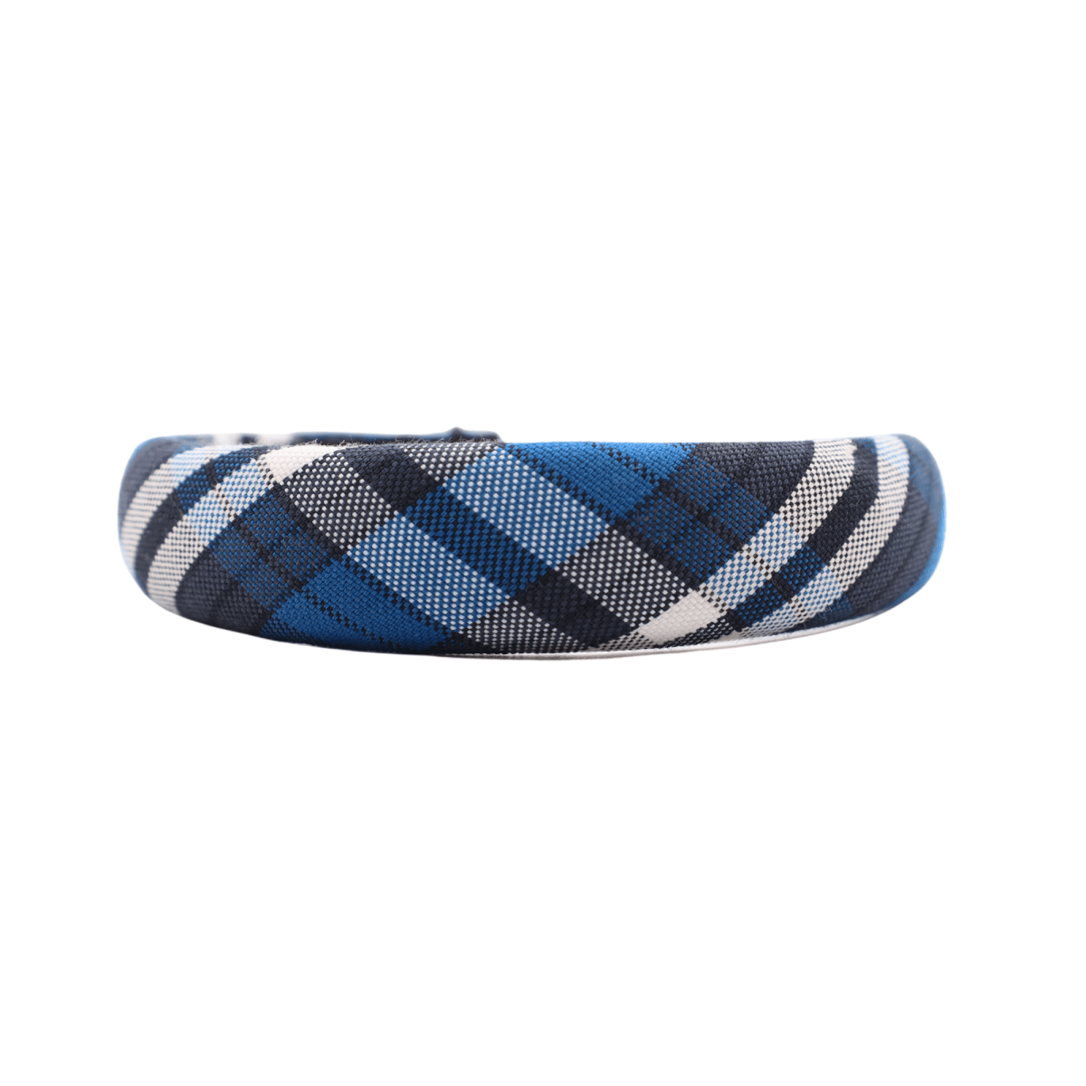 Black and Blue Plaid Padded Headband - OLPS - Logo Express Uniforms - School Uniforms