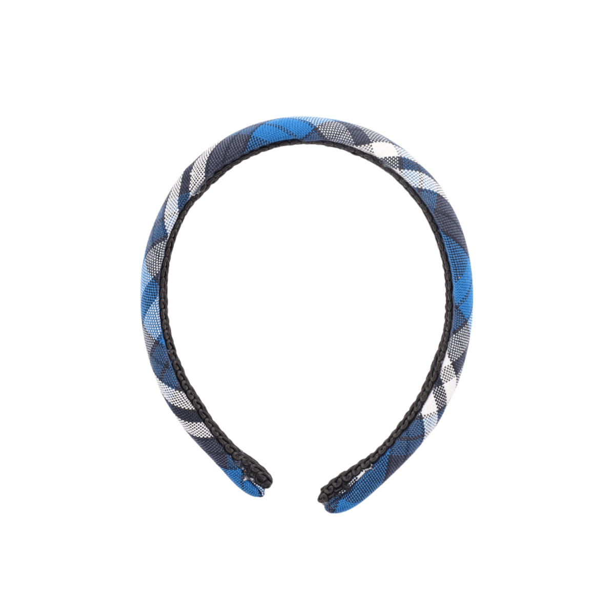 Black and Blue Plaid Padded Headband - OLPS - Logo Express Uniforms - School Uniforms
