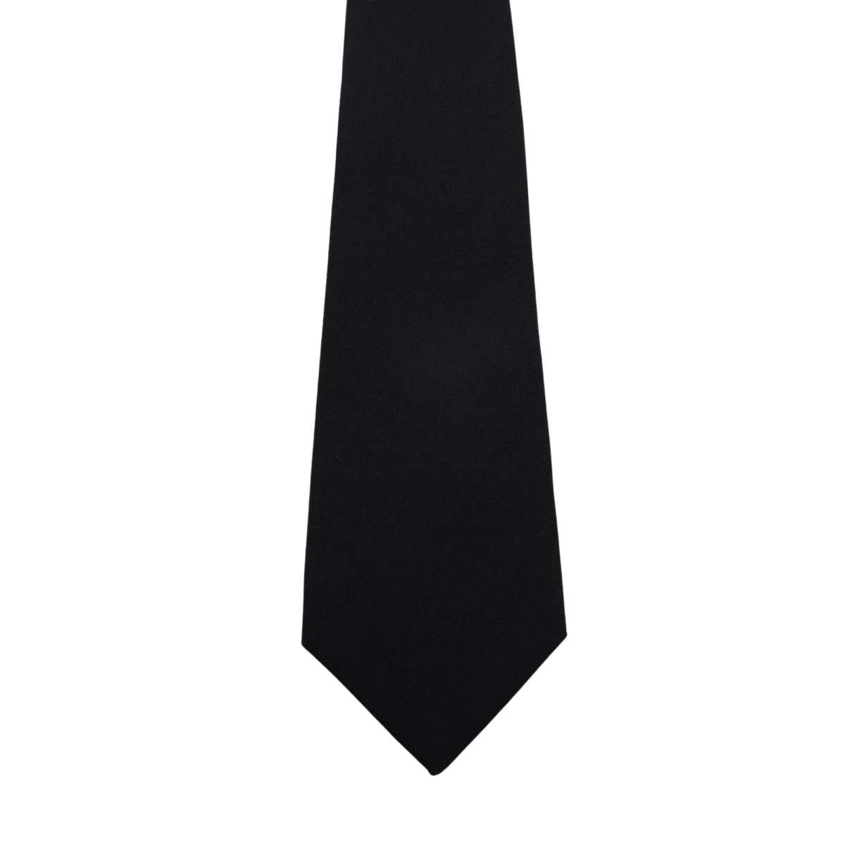 Black Clip - On Solid Tie - Logo Express Uniforms - School Uniforms