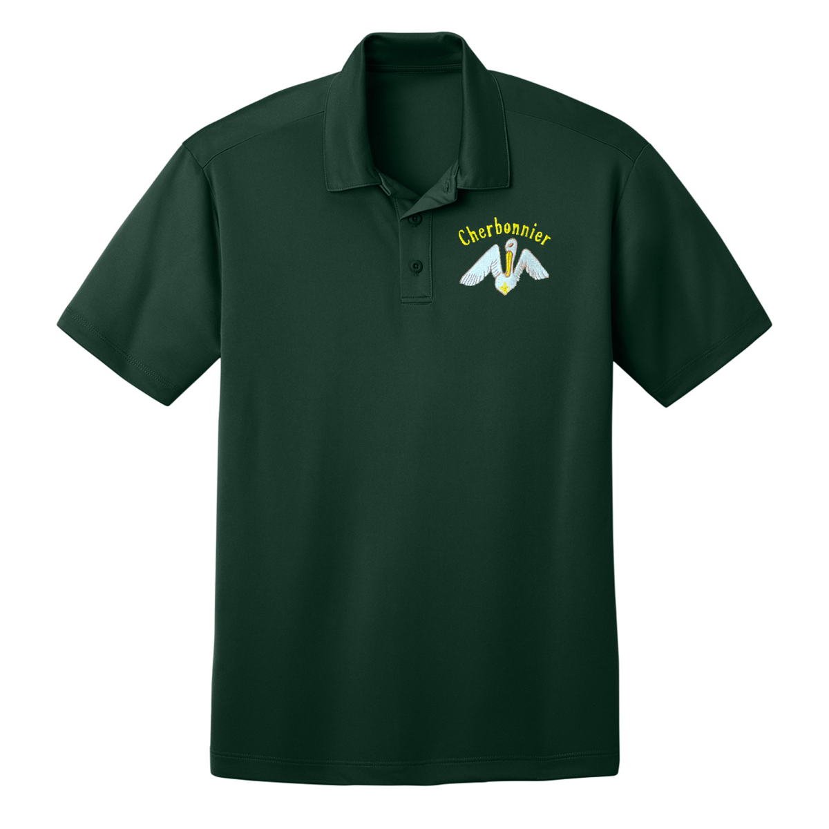 Cherbonnier Rillieux 1st - 5th Forest Green Polo - Logo Express Uniforms - School Uniforms
