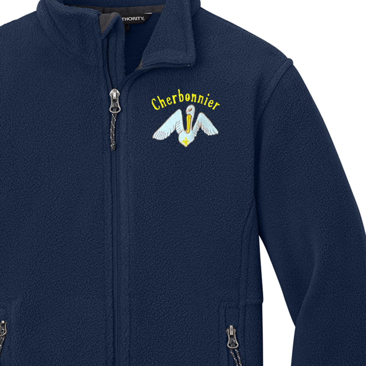 Cherbonnier Rillieux Navy Fleece Jacket - Logo Express Uniforms - School Uniforms