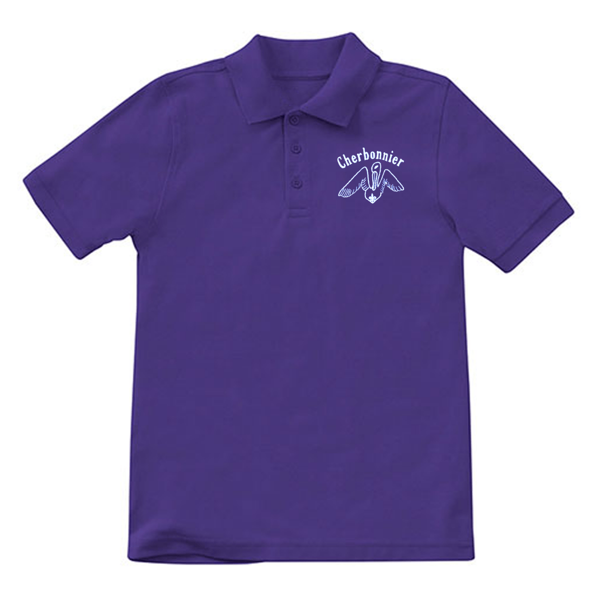 Cherbonnier Rillieux PreK - Kindergarten Purple Polo - Logo Express Uniforms - School Uniforms