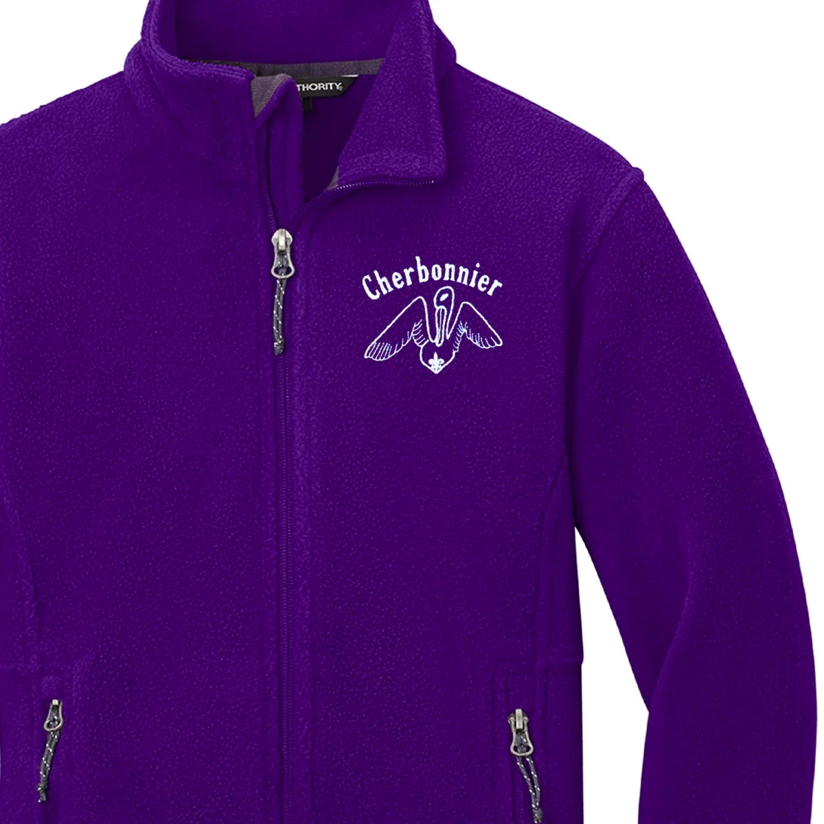 Cherbonnier Rillieux PreK/Kindergarten Purple Fleece Jacket - Logo Express Uniforms - School Uniforms