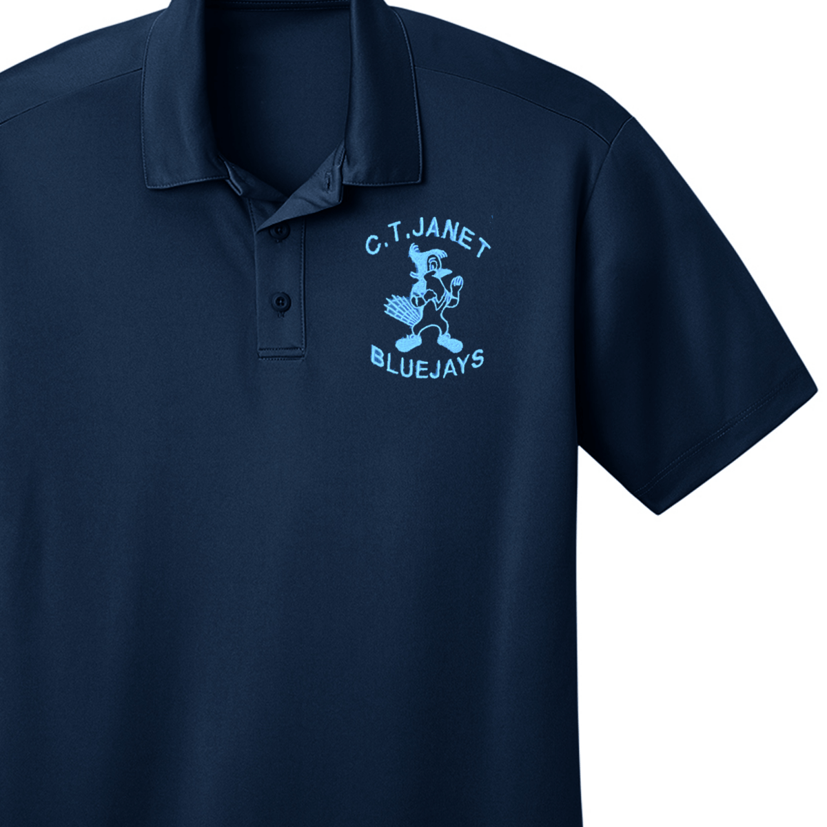 C.T. Janet 1st - 5th Navy Polo - Logo Express Uniforms - School Uniforms