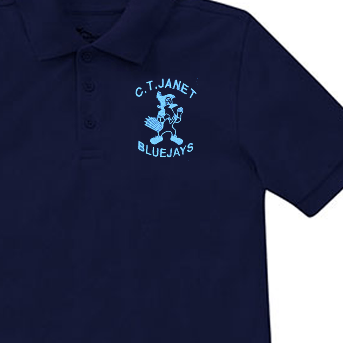 C.T. Janet 1st - 5th Navy Polo - Logo Express Uniforms - School Uniforms