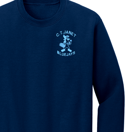 C.T. Janet Navy Sweatshirt - Logo Express Uniforms - School Uniforms