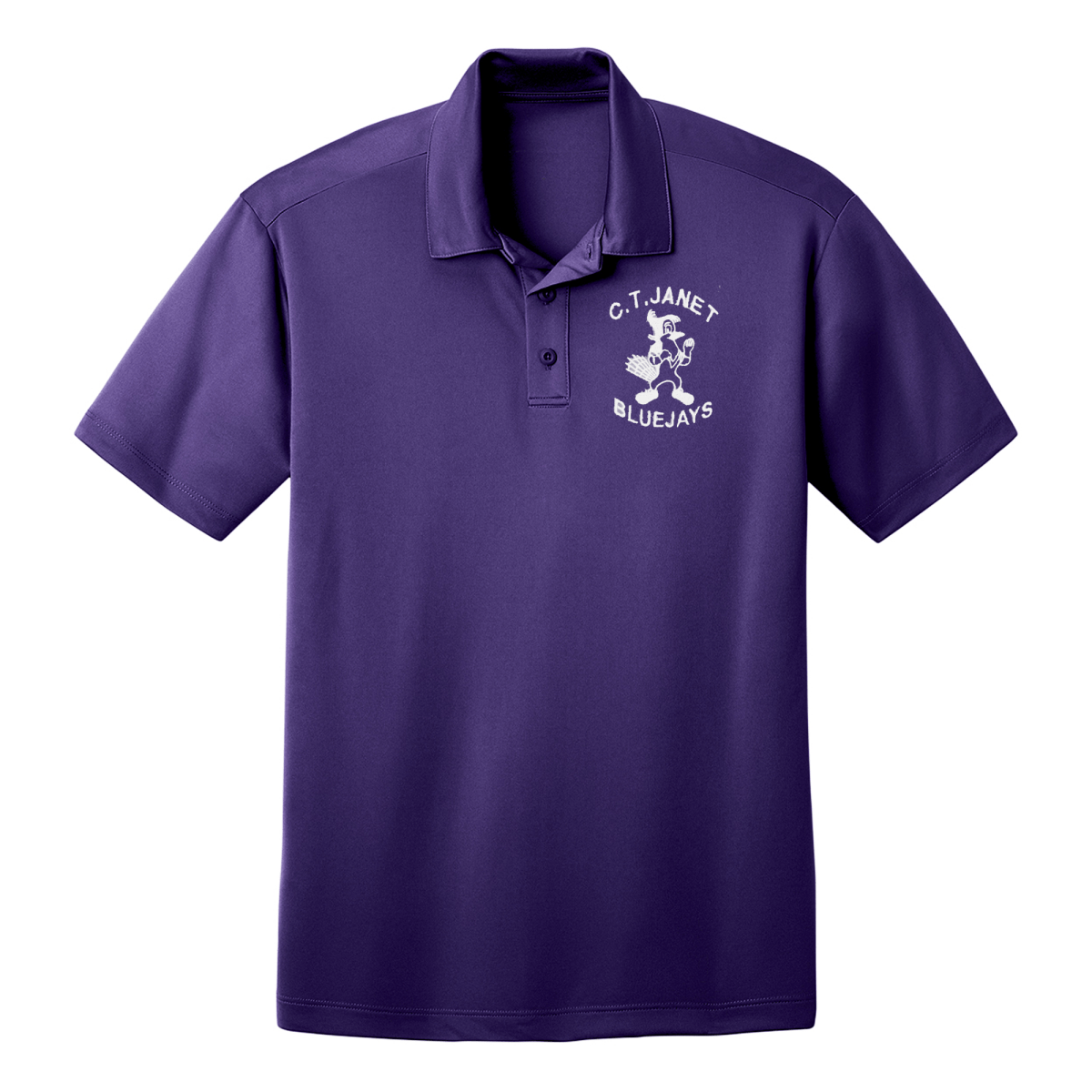 C.T. Janet Pre - K - Kindergarten Purple Polo - Logo Express Uniforms - School Uniforms