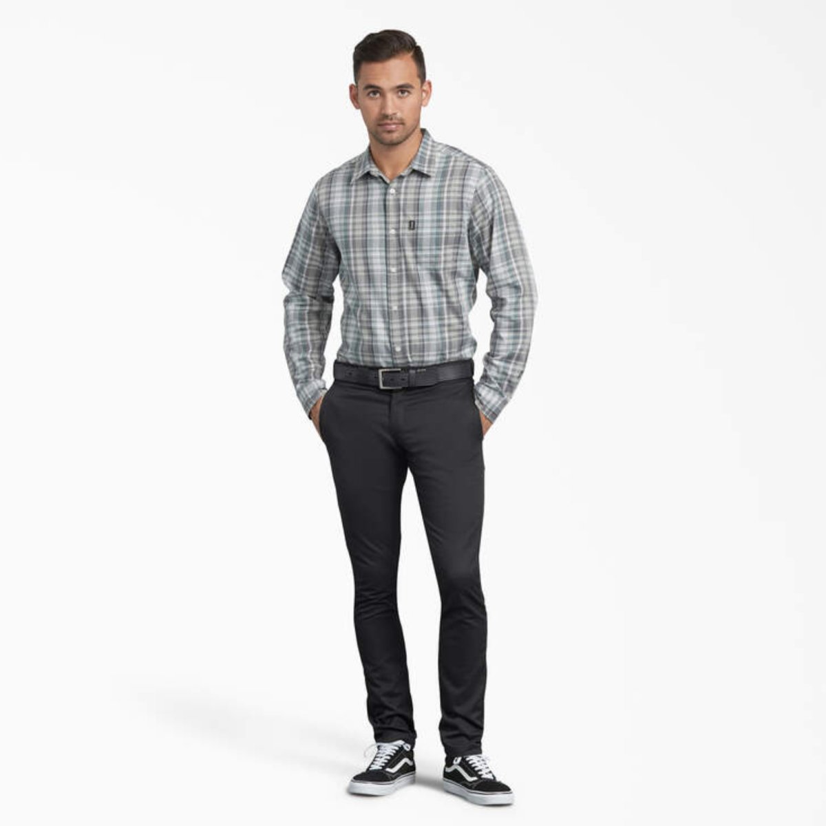 Dickies Boys 801 Skinny Work Pants Black - Logo Express Uniforms - School Uniforms