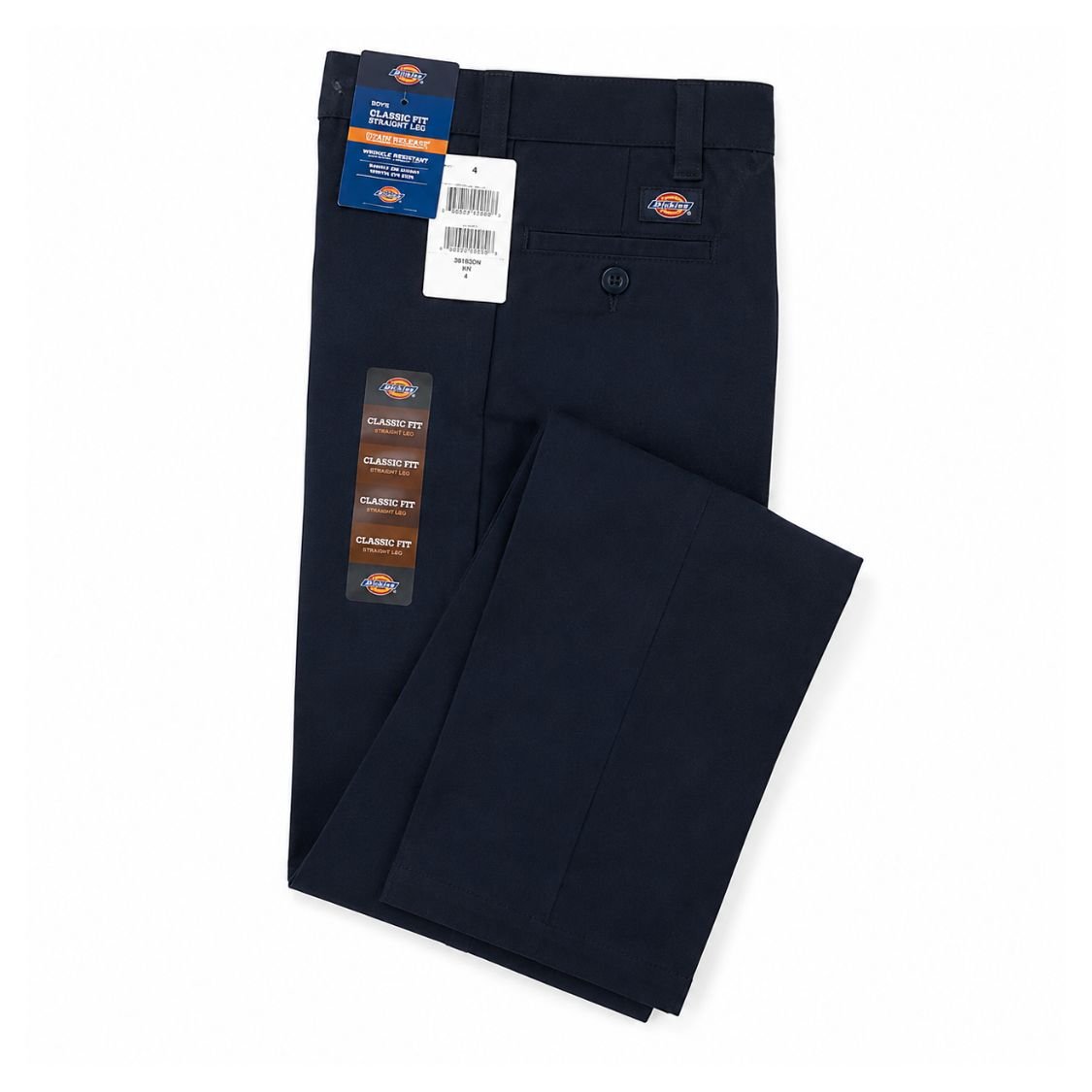 Dickies Boys Flex Waist Pants Dark Navy - Logo Express Uniforms - School Uniforms