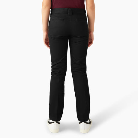 Dickies Boys Skinny Fit Pants Black - Logo Express Uniforms - School Uniforms