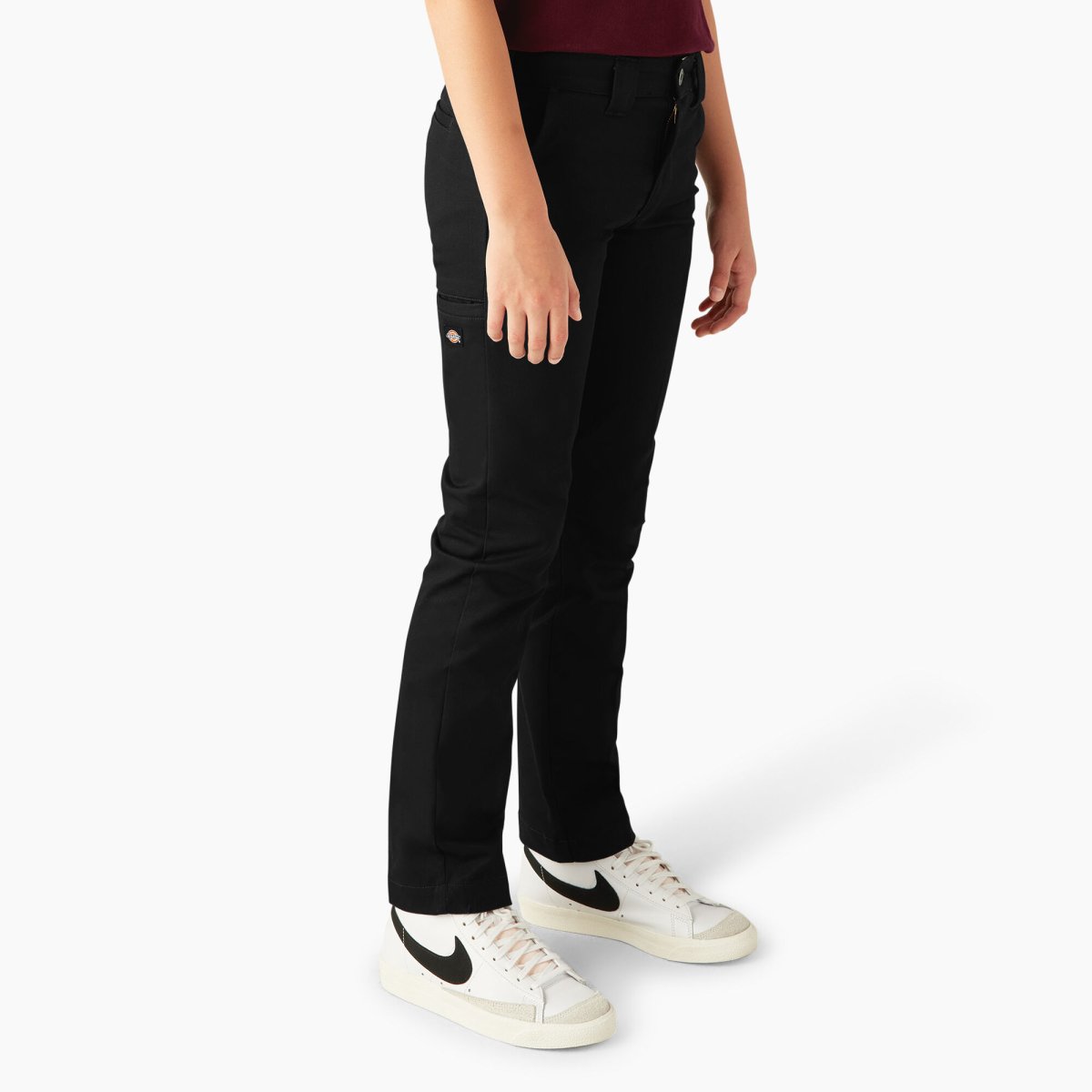 Dickies Boys Skinny Fit Pants Black - Logo Express Uniforms - School Uniforms