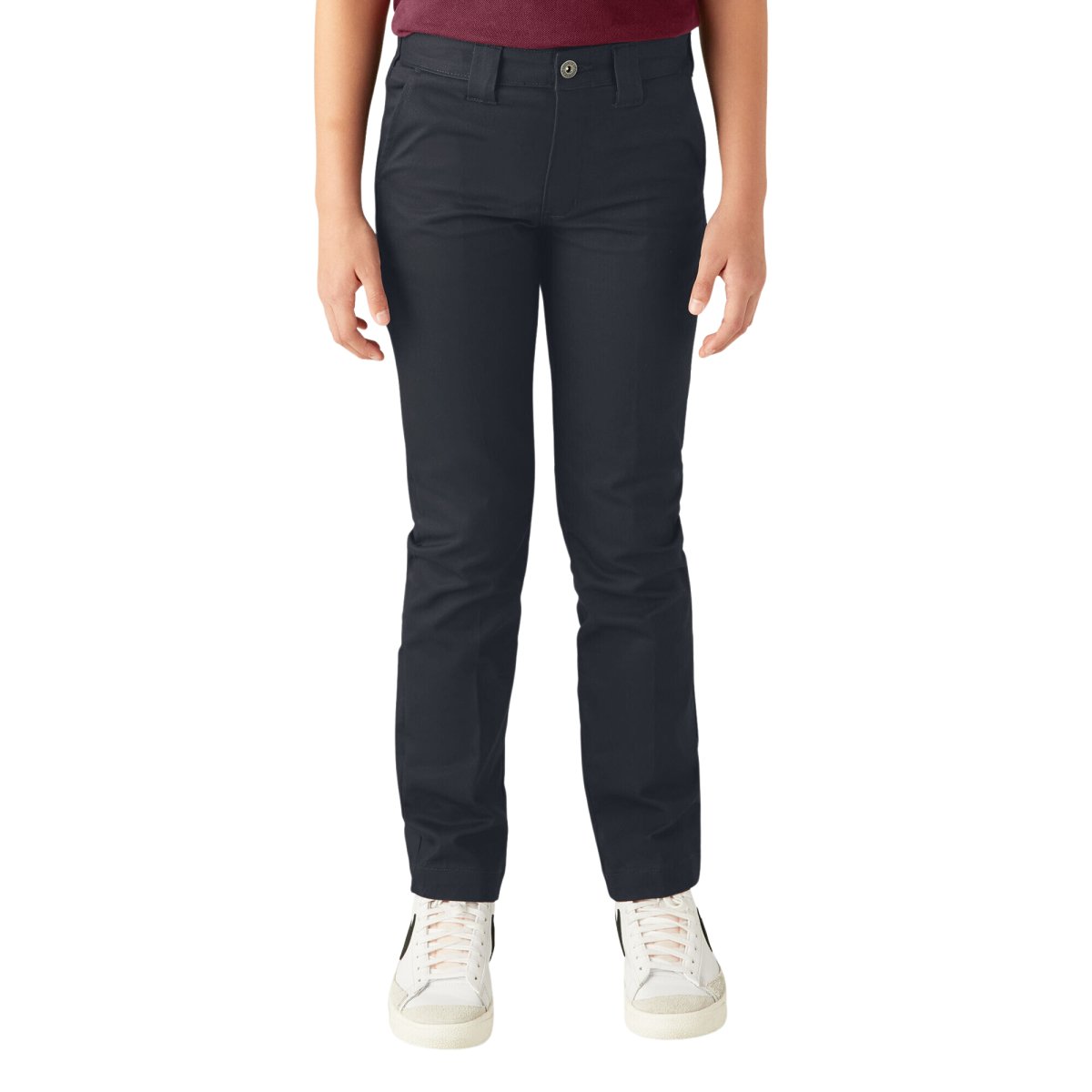 Dickies Boys Skinny Fit Pants Dark Navy - Logo Express Uniforms - School Uniforms