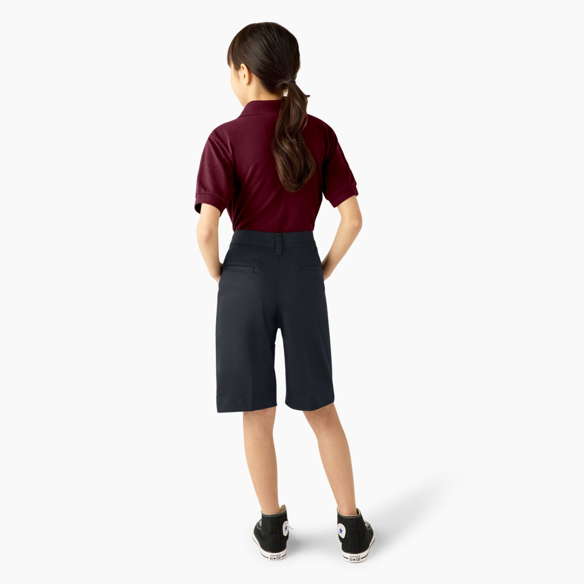 Dickies Girls Bermuda Shorts Dark Navy - Logo Express Uniforms - School Uniforms