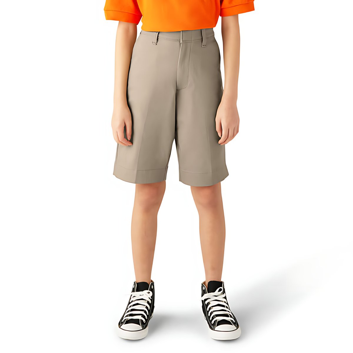 Dickies Girls Bermuda Shorts Desert Sand - Logo Express Uniforms - School Uniforms