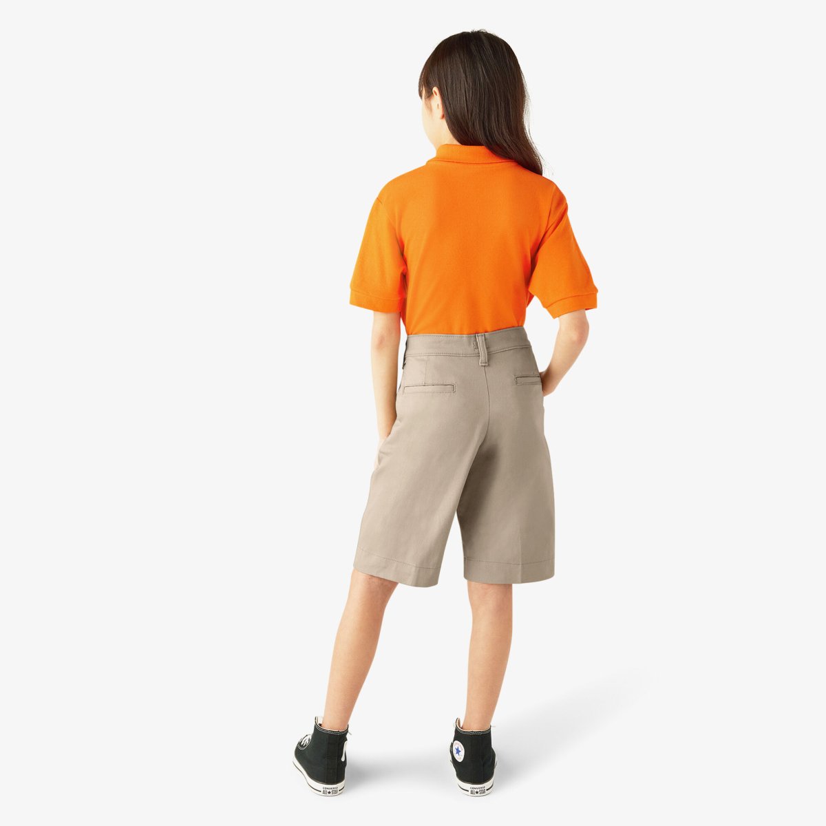 Dickies Girls Bermuda Shorts Desert Sand - Logo Express Uniforms - School Uniforms