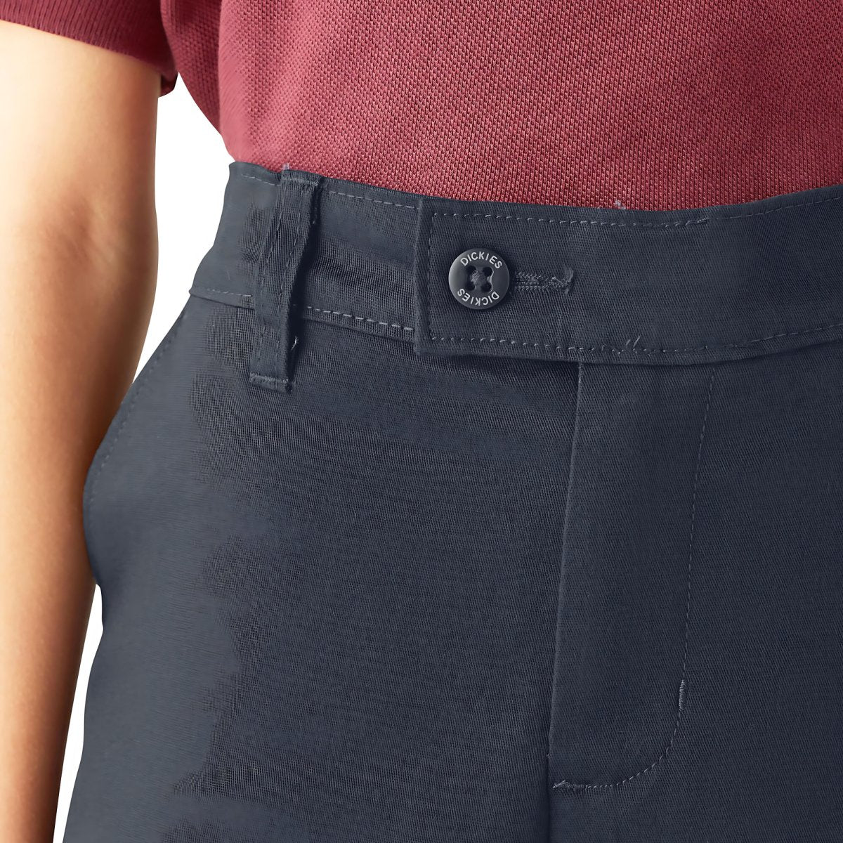 Dickies Girls Slim Fit Pants Dark Navy - Logo Express Uniforms - School Uniforms