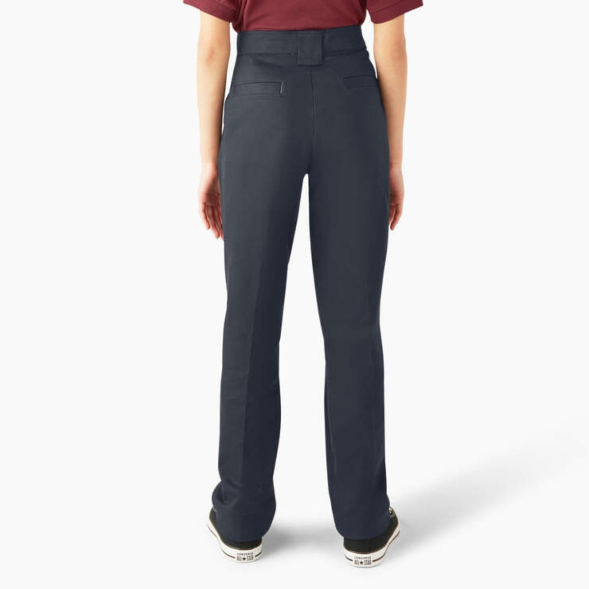 Dickies Girls Slim Fit Pants Dark Navy - Logo Express Uniforms - School Uniforms