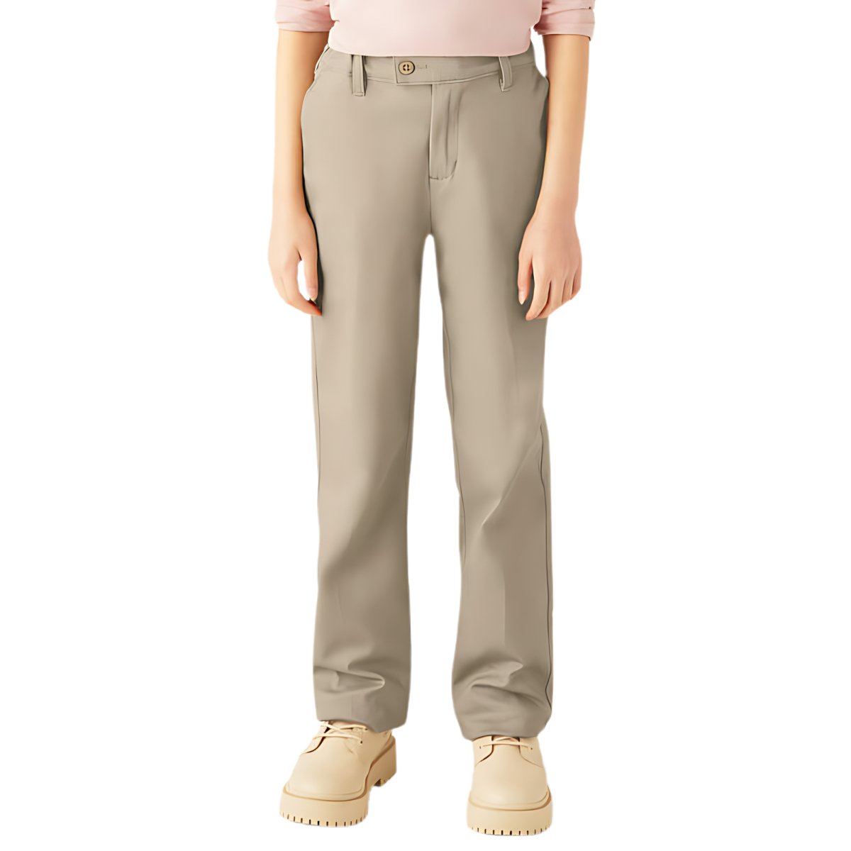 Dickies Girls Slim Fit Pants Desert Sand - Logo Express Uniforms - School Uniforms