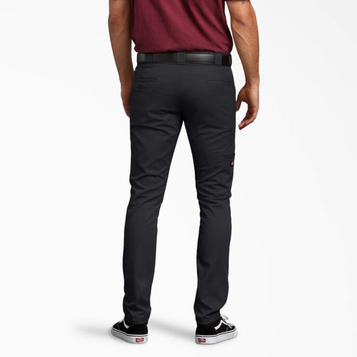 Dickies Men's 811 Skinny Fit Work Pants Black - Logo Express Uniforms - School Uniforms
