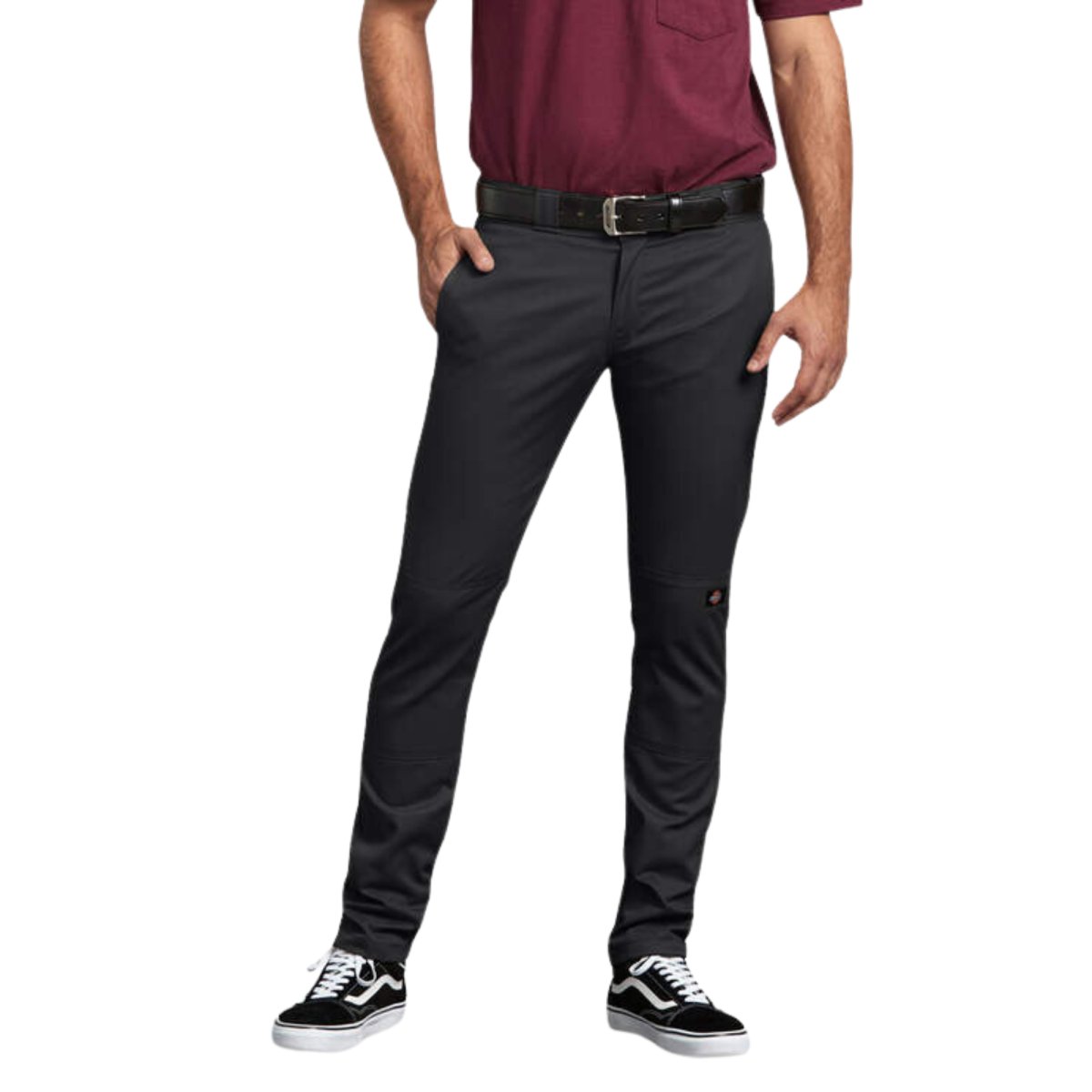 Dickies Men's 811 Skinny Fit Work Pants Black - Logo Express Uniforms - School Uniforms
