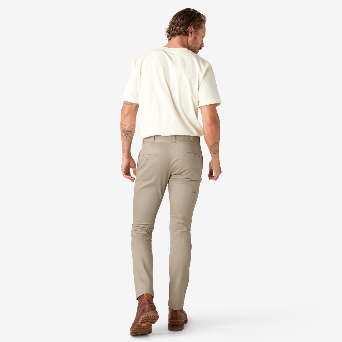 Dickies Men's 811 Skinny Fit Work Pants Desert Sand - Logo Express Uniforms - School Uniforms