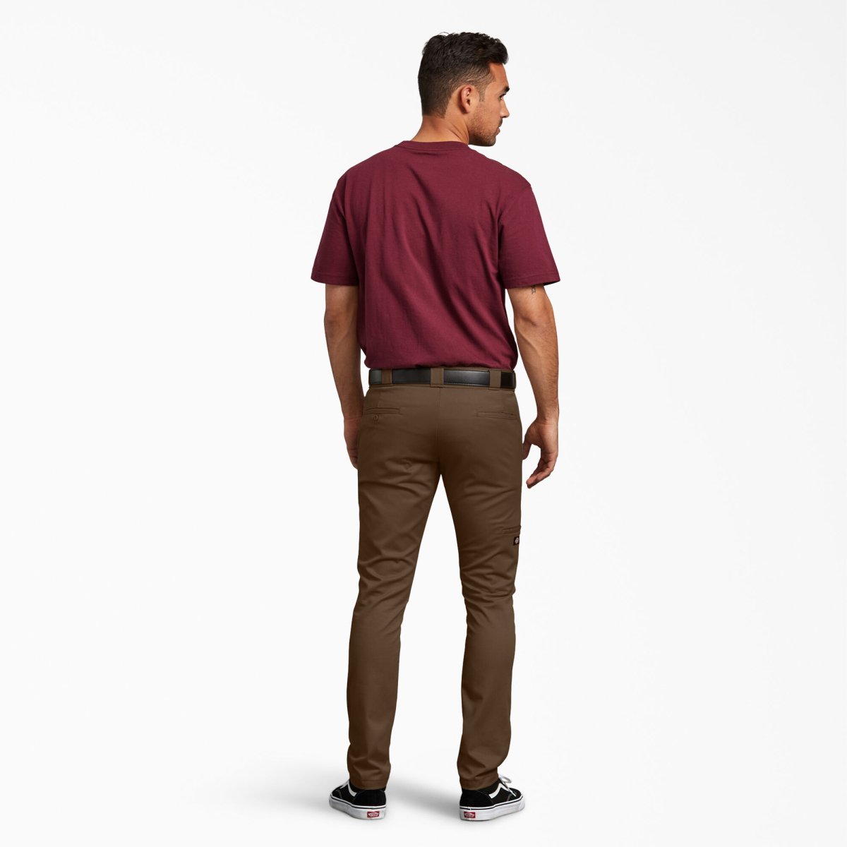 Dickies Men's 811 Skinny Fit Work Pants Timber Brown - Logo Express Uniforms - School Uniforms