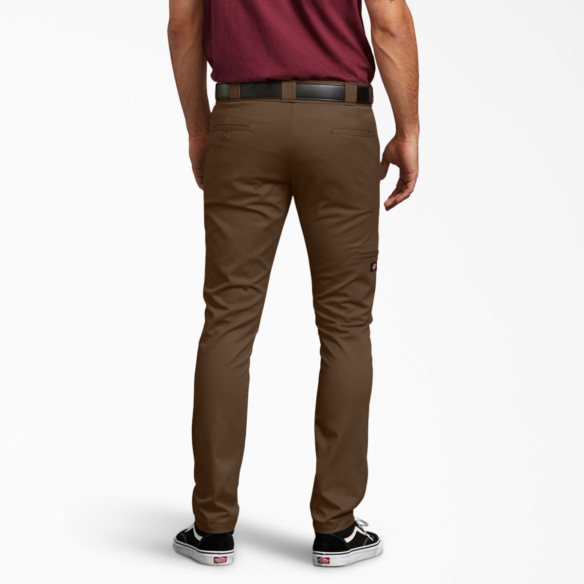 Dickies Men's 811 Skinny Fit Work Pants Timber Brown - Logo Express Uniforms - School Uniforms