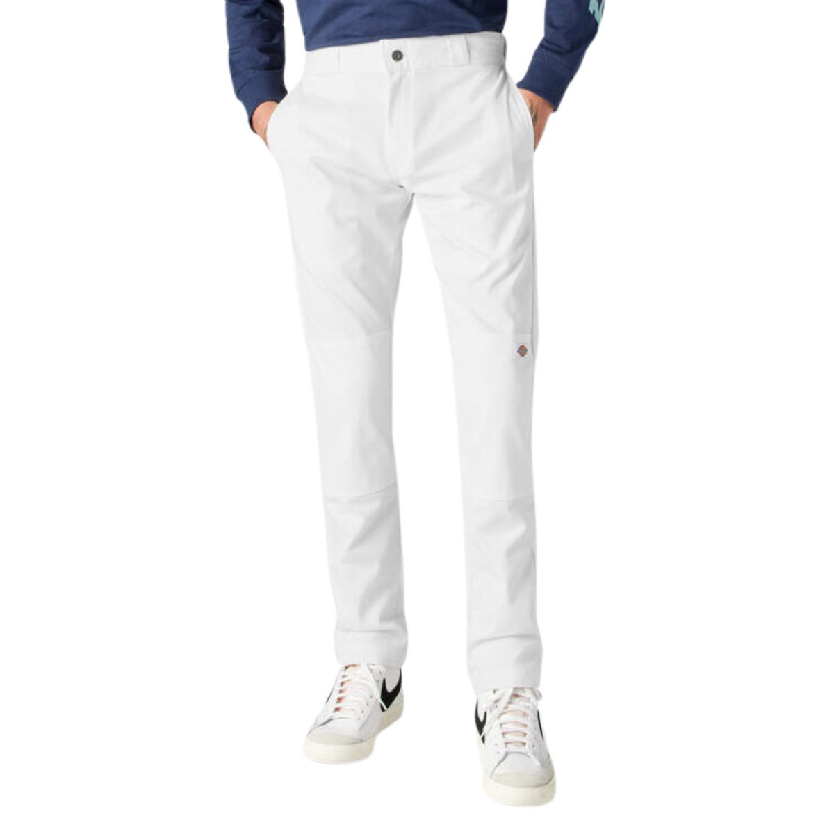 Dickies Men's 811 Skinny Fit Work Pants White - Logo Express Uniforms - School Uniforms