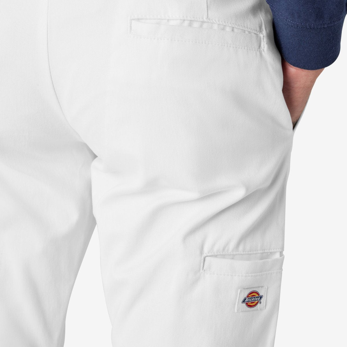 Dickies Men's 811 Skinny Fit Work Pants White - Logo Express Uniforms - School Uniforms