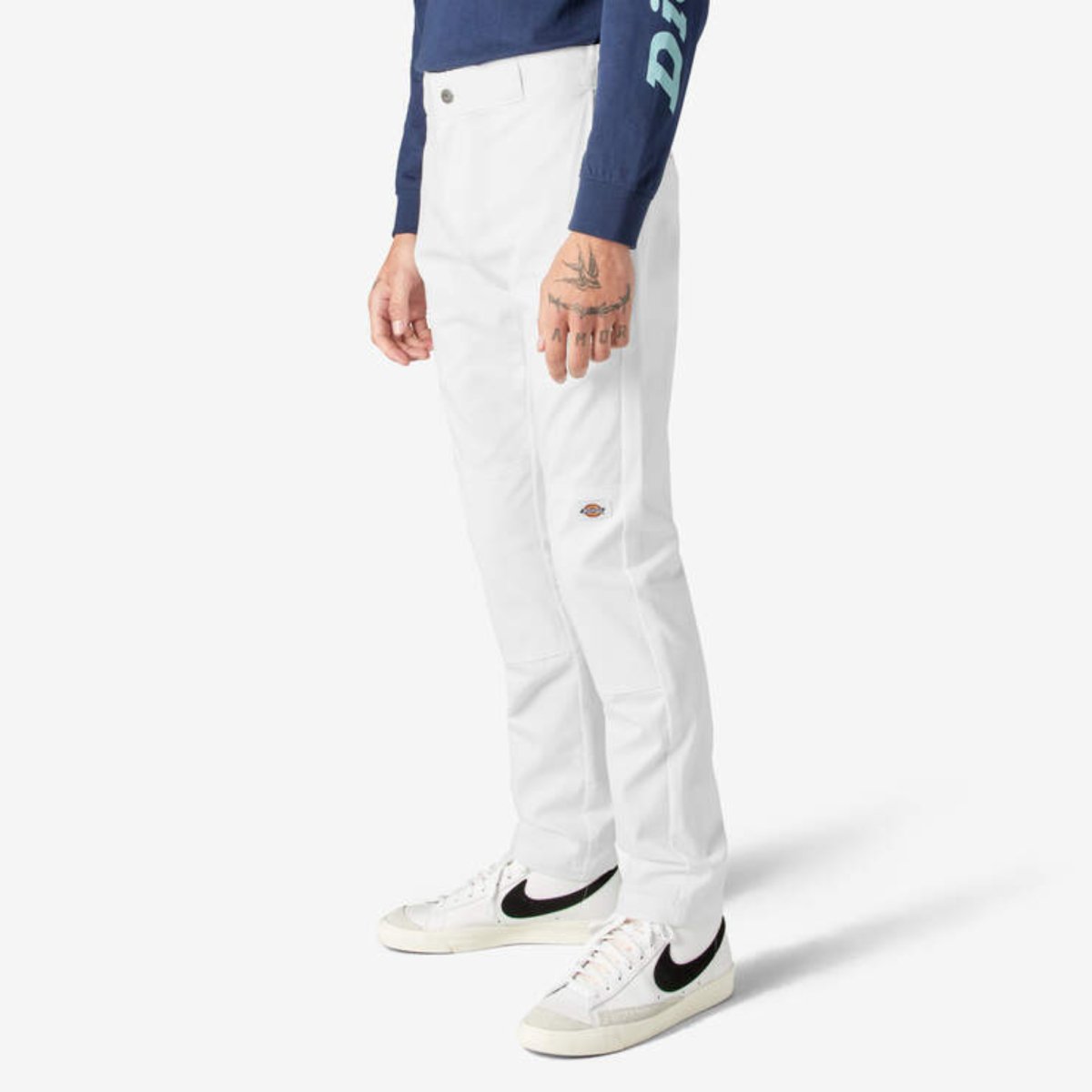 Dickies Men's 811 Skinny Fit Work Pants White - Logo Express Uniforms - School Uniforms
