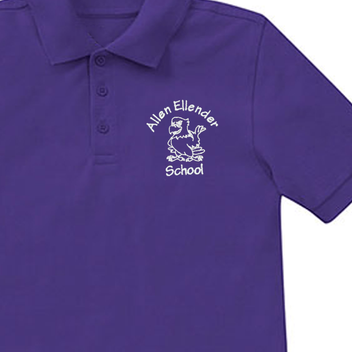 Ellender PreK - Kindergarten Purple Polo - Logo Express Uniforms - School Uniforms