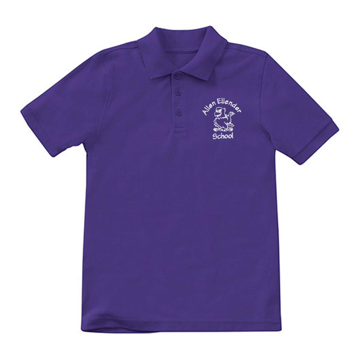 Ellender PreK - Kindergarten Purple Polo - Logo Express Uniforms - School Uniforms