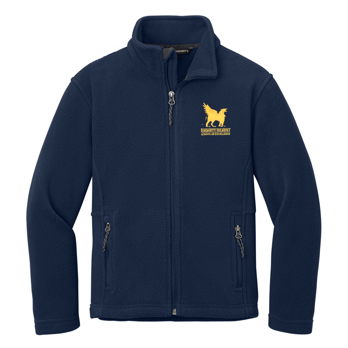 Emmett Gilbert Navy Fleece Jacket - Logo Express Uniforms - School Uniforms