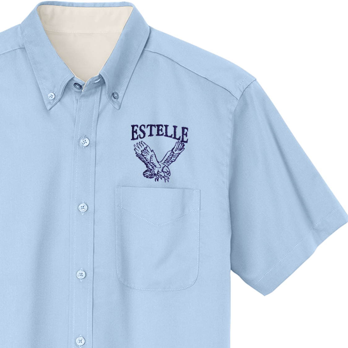 Estelle 6th - 8th Light Blue Oxfords - Optional - Logo Express Uniforms - School Uniforms