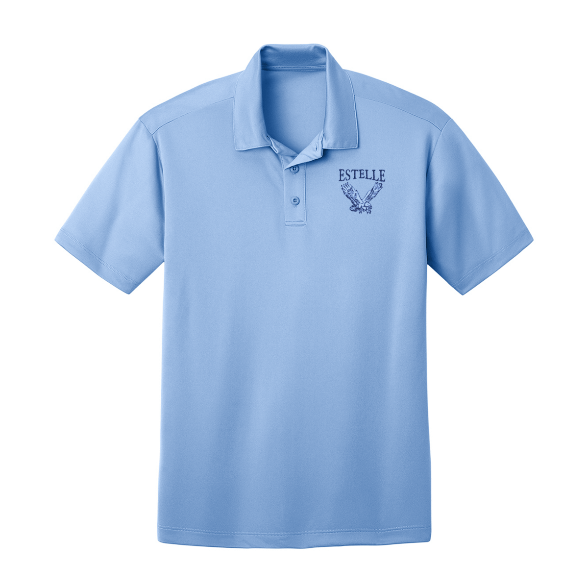 Estelle 6th - 8th Light Blue Polo - Logo Express Uniforms - School Uniforms