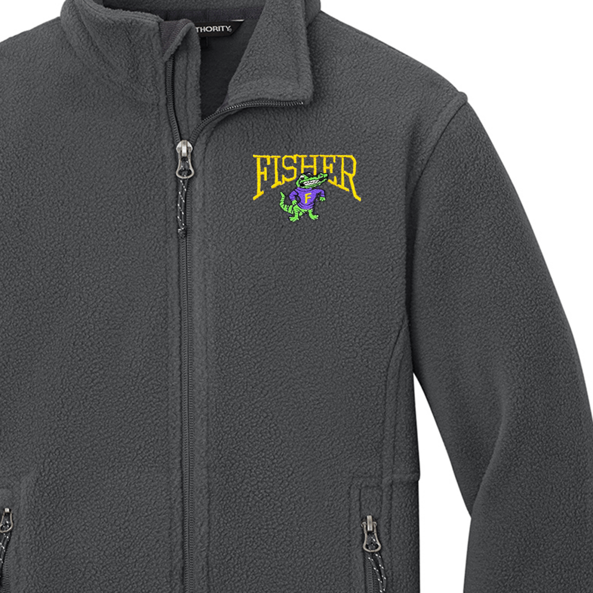 Fisher Navy Fleece Jacket - Logo Express Uniforms - School Uniforms