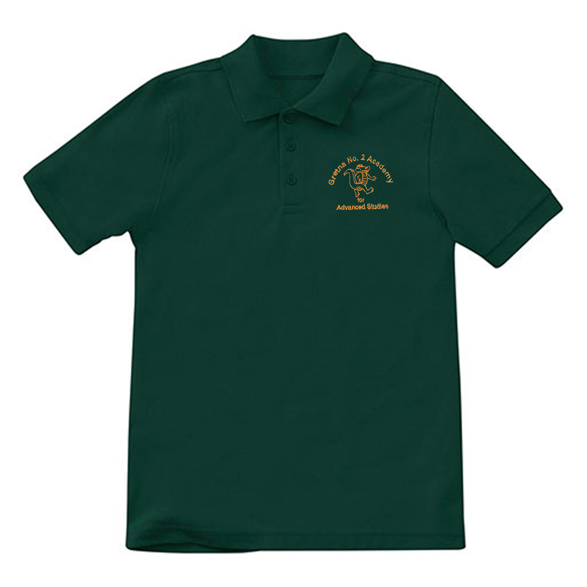 Gretna No. 2 - 1st - 5th Forest Green Polo - Logo Express Uniforms - School Uniforms