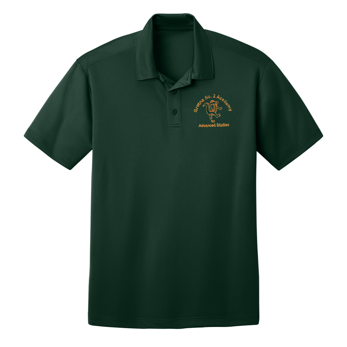 Gretna No. 2 - 1st - 5th Forest Green Polo - Logo Express Uniforms - School Uniforms