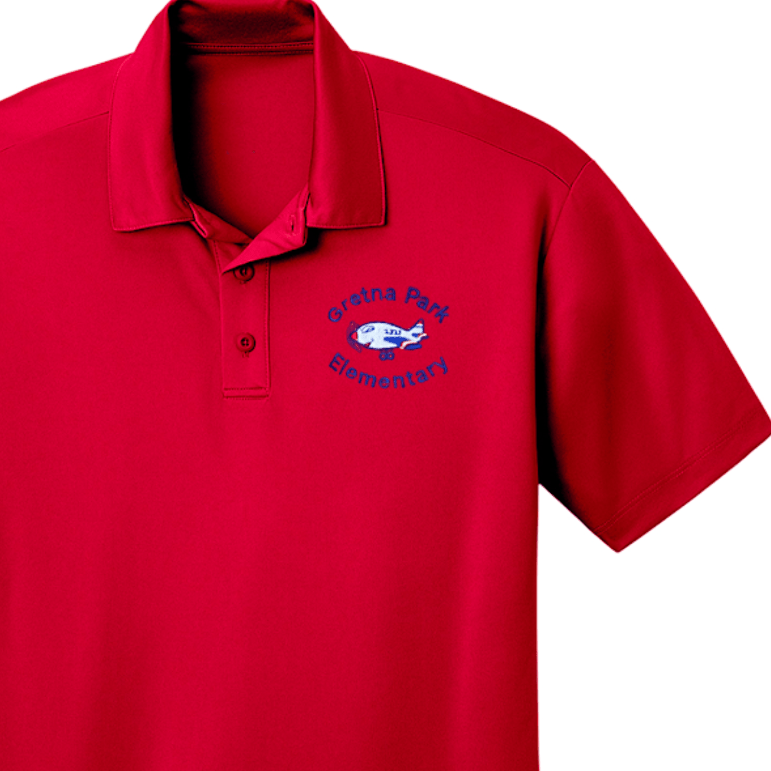 Gretna Park 1st - 5th Red Polo - Logo Express Uniforms - School Uniforms