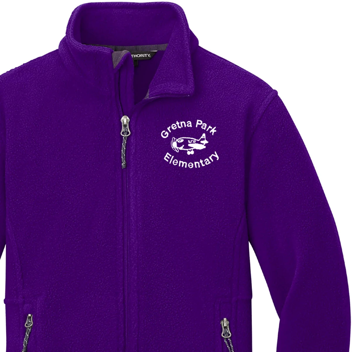 Gretna Park PreK–Kindergarten Purple Fleece Jacket - Logo Express Uniforms - School Uniforms