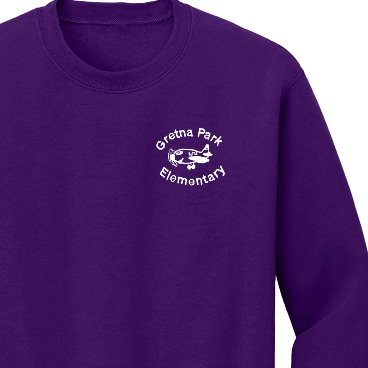 Gretna Park PreK–Kindergarten Purple Sweatshirt - Logo Express Uniforms - School Uniforms