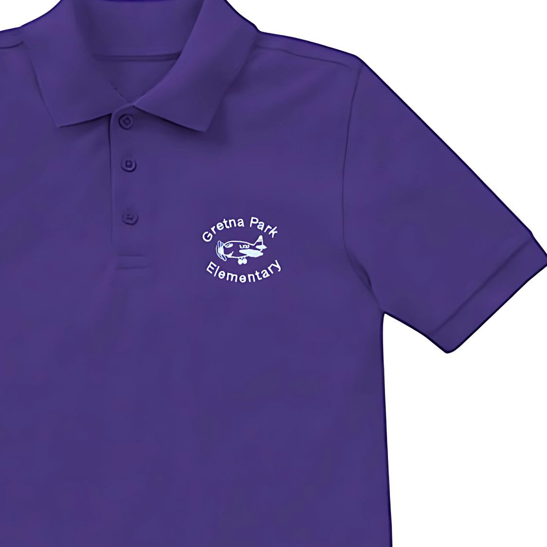 Gretna Park PreK–Kindergarten Purple Polo - Logo Express Uniforms - School Uniforms