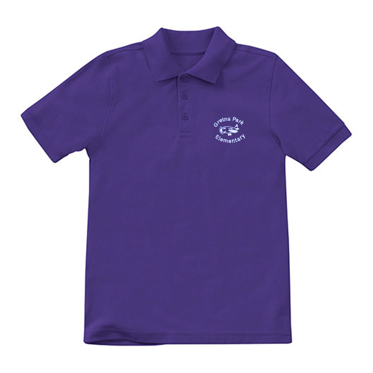 Gretna Park PreK–Kindergarten Purple Polo - Logo Express Uniforms - School Uniforms
